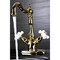 Kingston Brass KS1432PX 2-Handle Bathroom Faucet W/Brass Pop-Up & Cover Plate, Brass KS1432PX - alternate 2